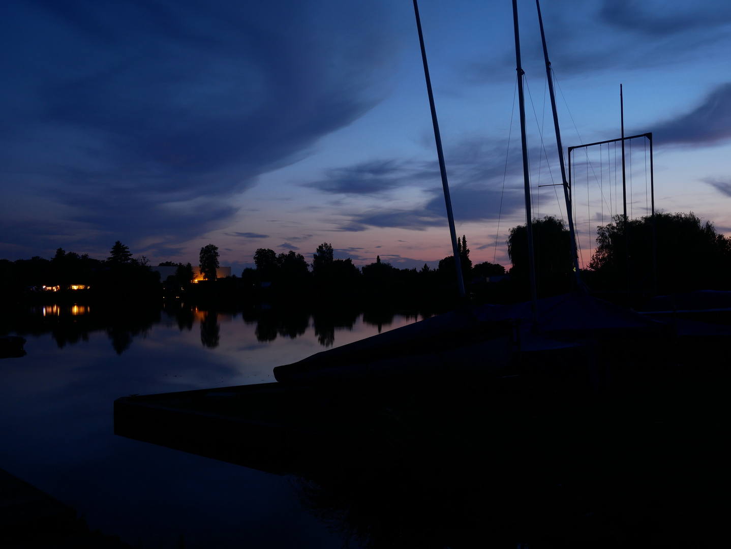 Abendstimmung am Inheidener See