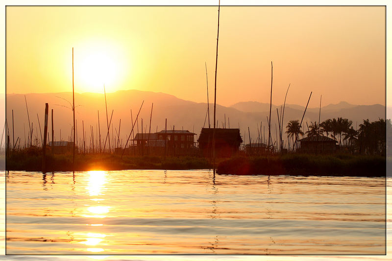 Abendstimmung am Inle-See 2