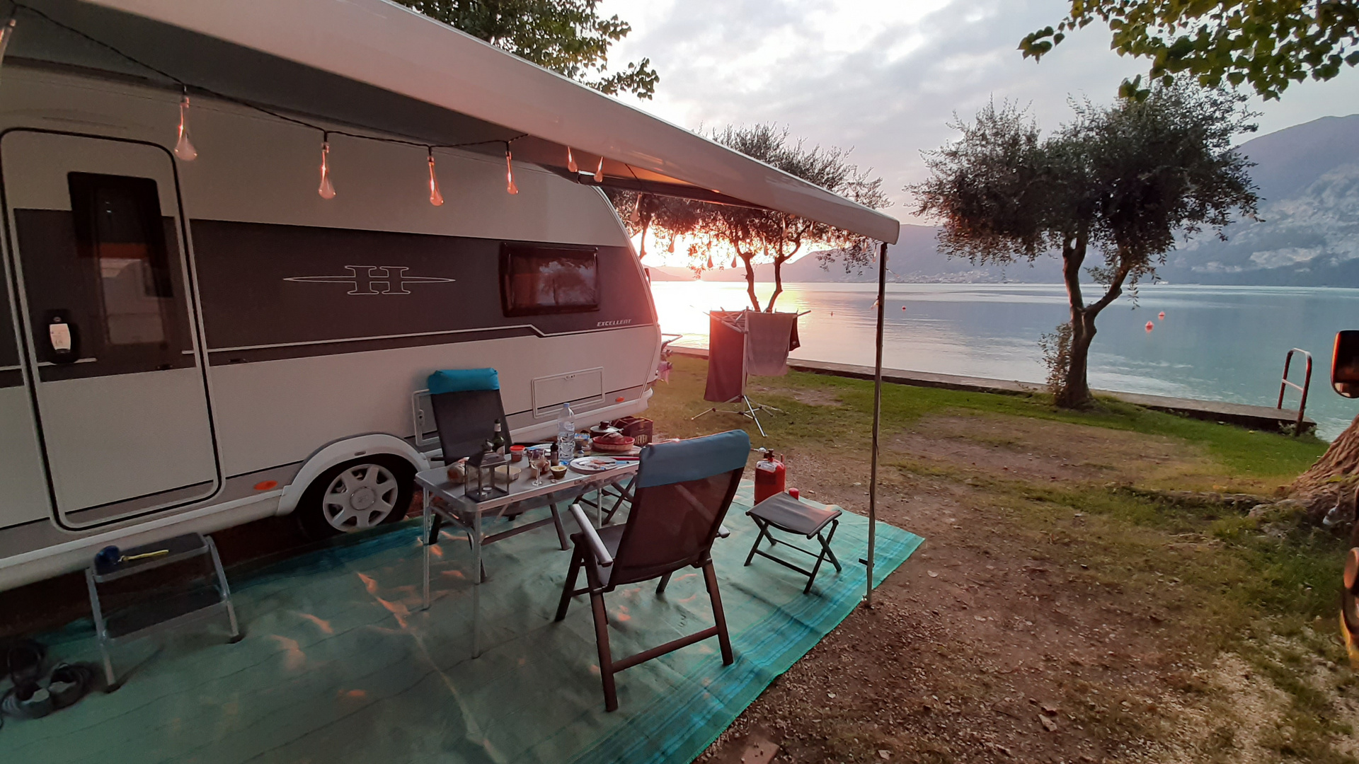 Abendstimmung am Iseosee