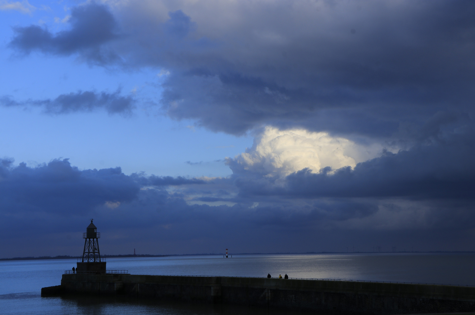 Abendstimmung am Jadebusen