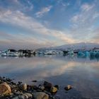 Abendstimmung am Jökulsárlón....