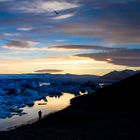 Abendstimmung am Jökulsárlón...