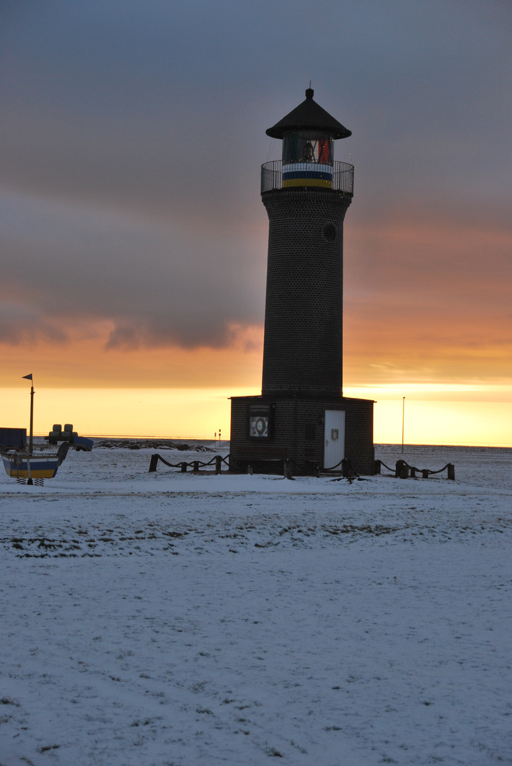 Abendstimmung am Juister Leuchtfeuer