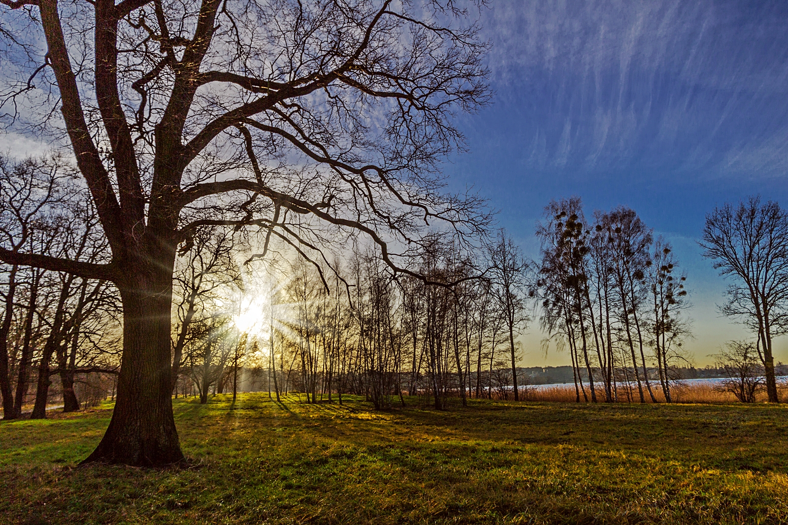 Abendstimmung am Jungfernsee in Potsdam Foto & Bild landschaft, bach