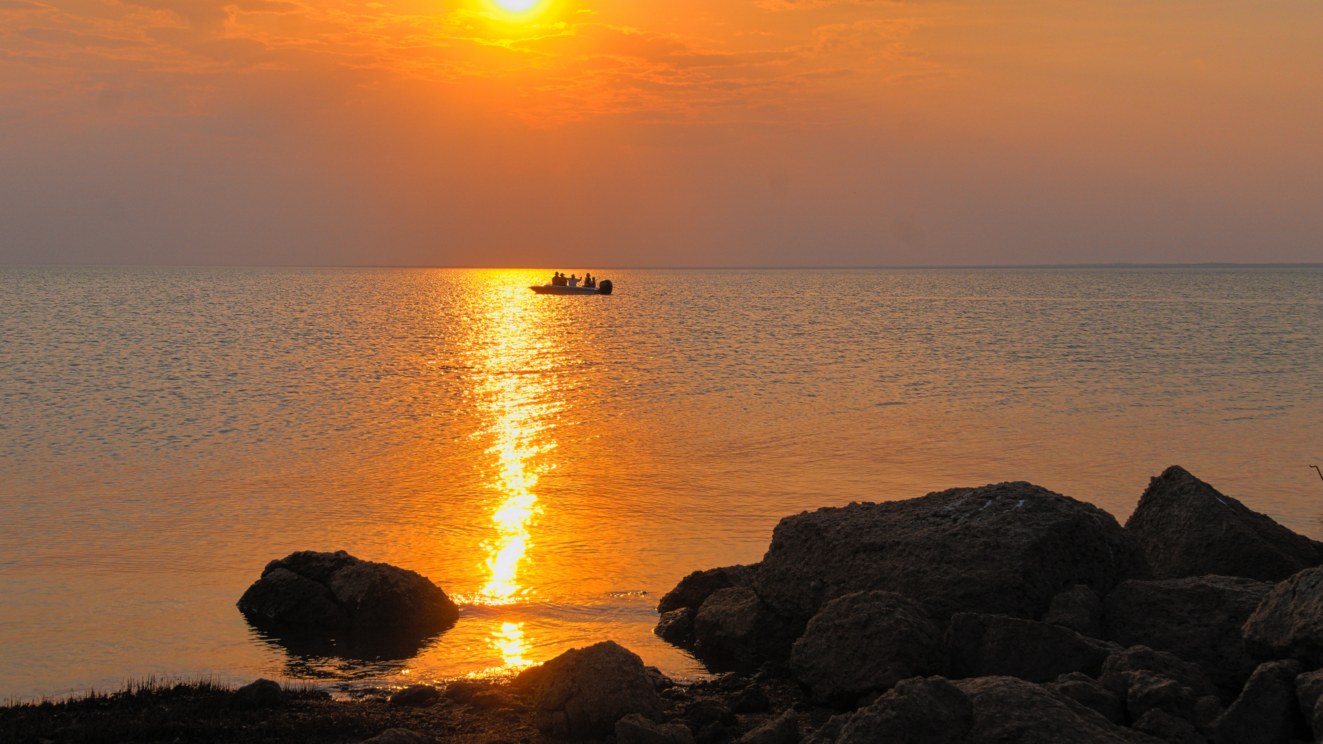 Abendstimmung am Kafue-Stausee