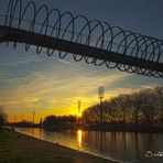 Abendstimmung am Kanal