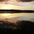 Abendstimmung am Kangasjärvi (Finnland)