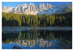 Abendstimmung am Karersee