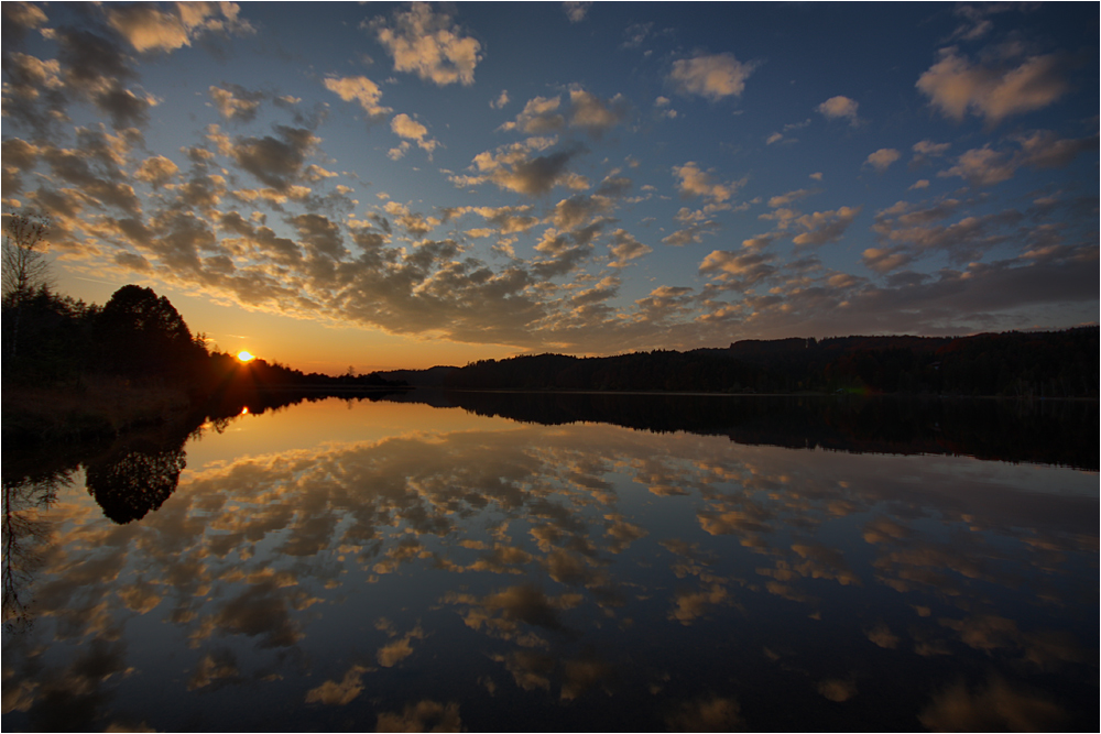 Abendstimmung am Kirchsee HDR