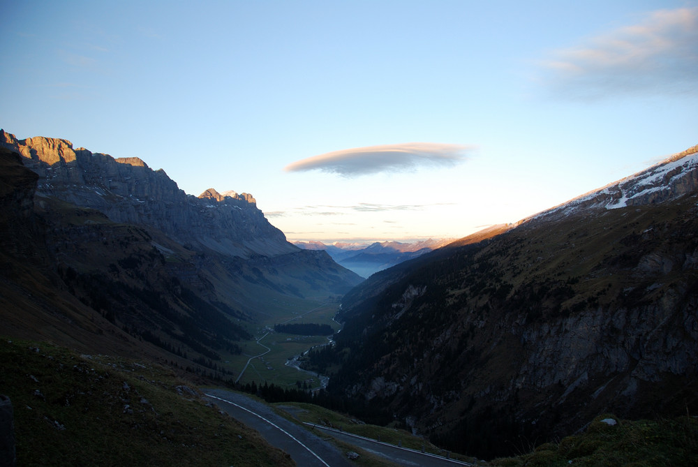 Abendstimmung am Klausenpass