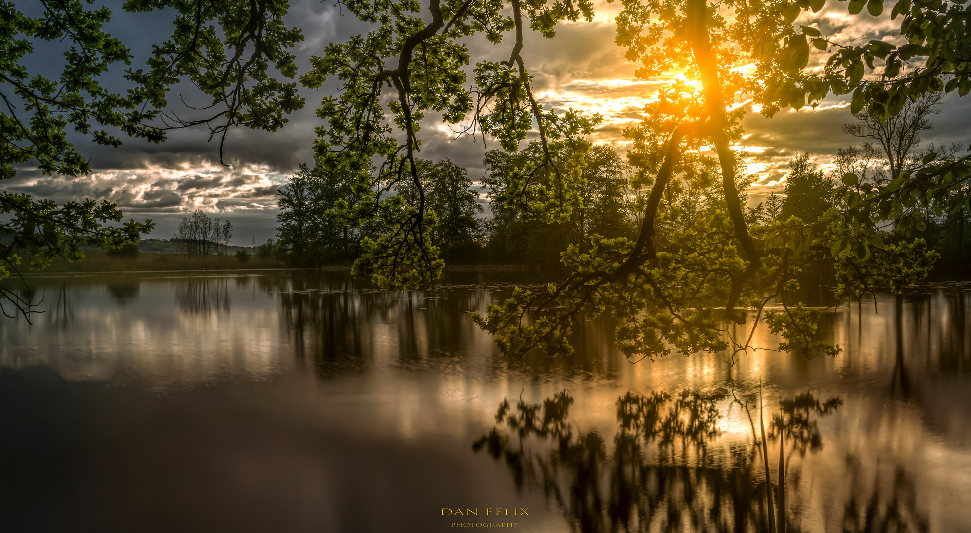 Abendstimmung am kleinen See