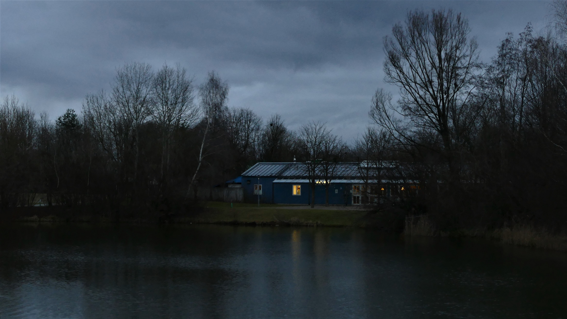 Abendstimmung am kleinen Weiher