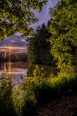 Abendstimmung am Krummweiher