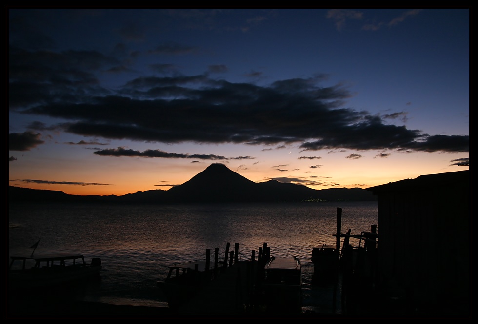 Abendstimmung am Lago Atitlan