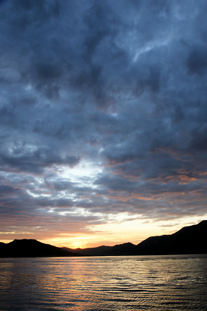 abendstimmung am Lago d`Iseo