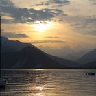 Abendstimmung am Lago Maggiore -1-