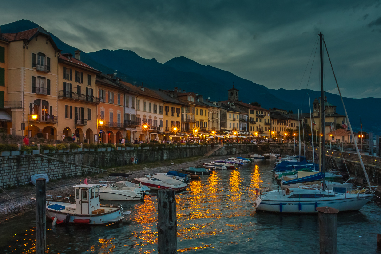 Abendstimmung am Lago Maggiore