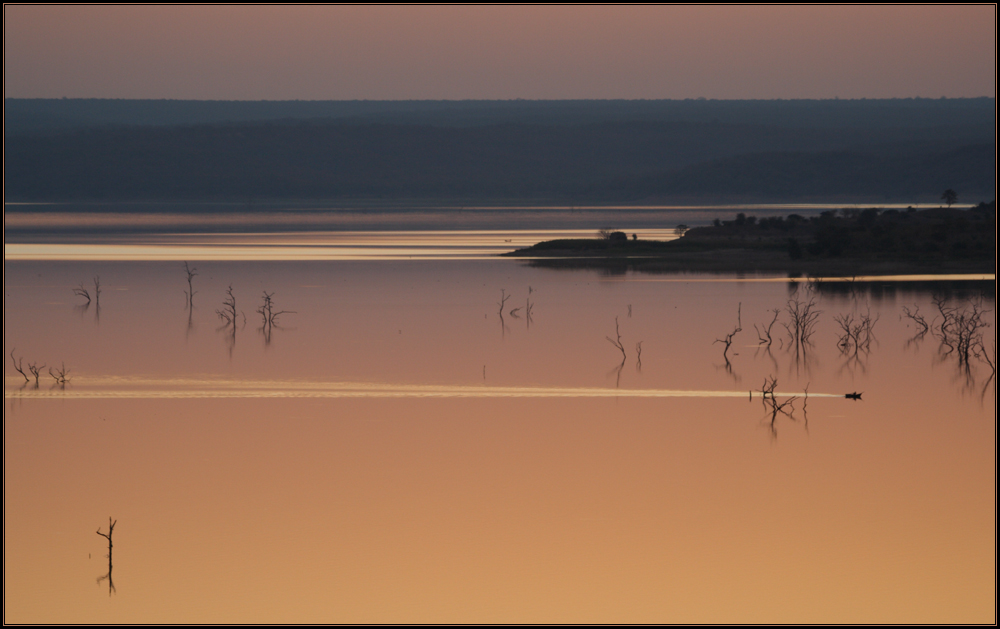 Abendstimmung am Lake Massingir