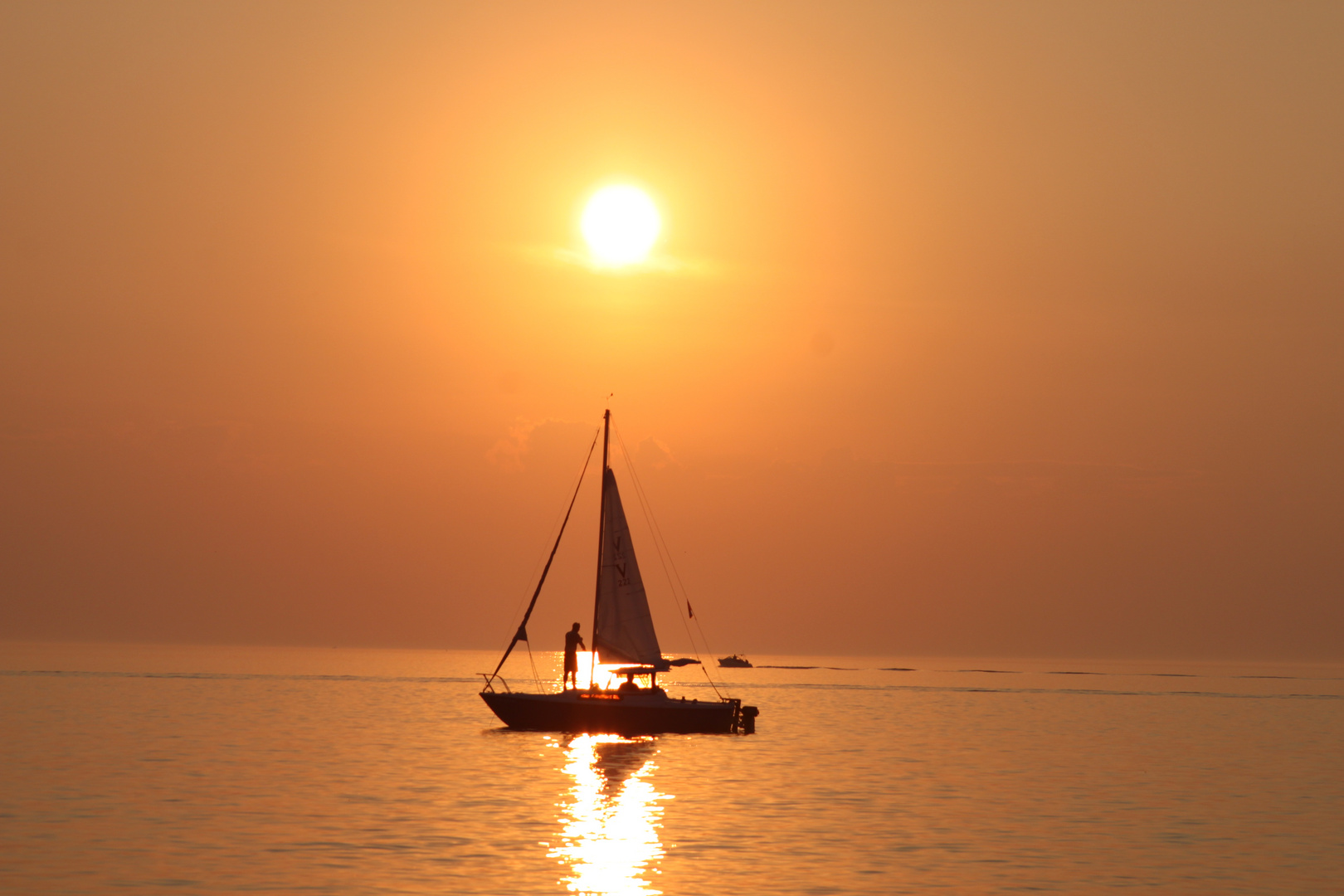 Abendstimmung am Lake Ontario, Port Dalhousie, Ontario, Canada