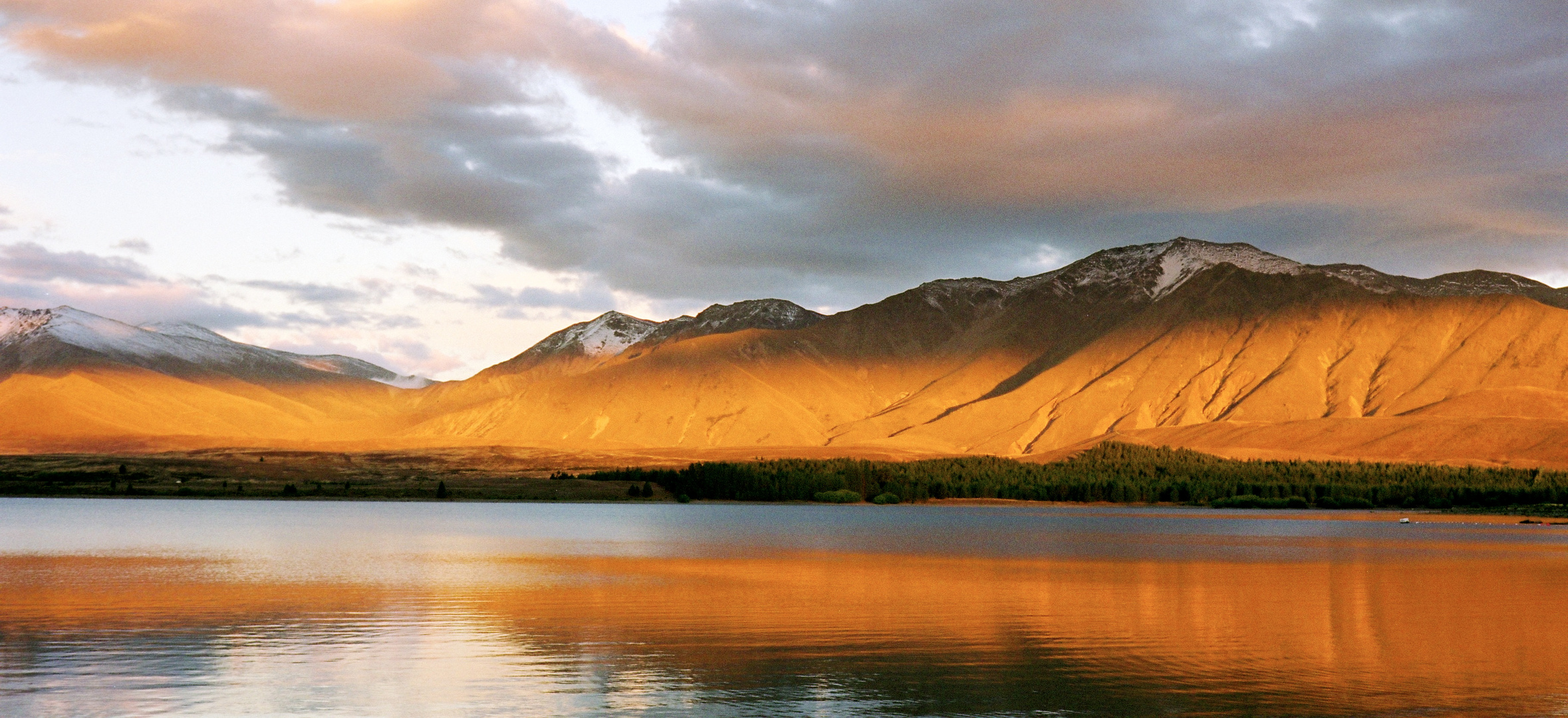 Abendstimmung am Lake Tekapo ( Neuseeland )