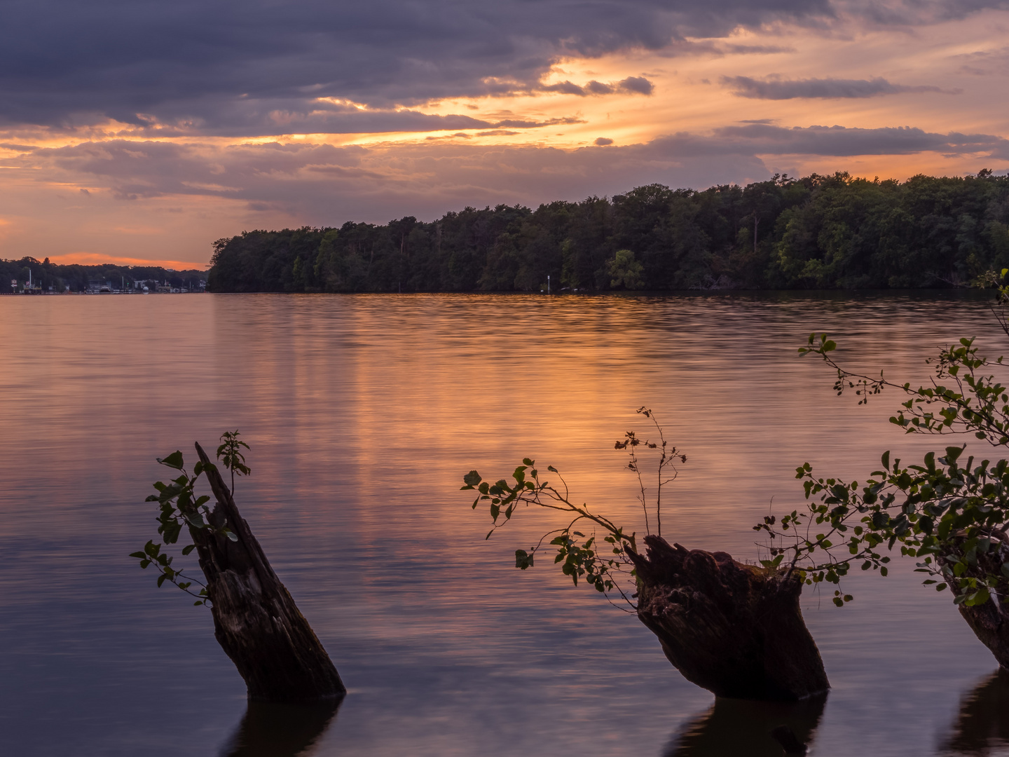 Abendstimmung am Langen See