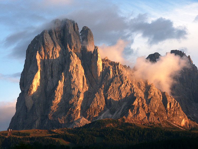 Abendstimmung am Langkofel