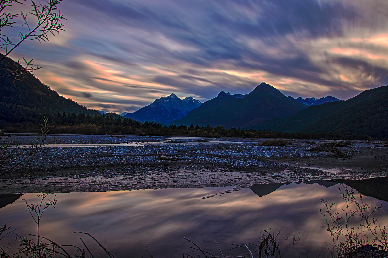 Abendstimmung am Lech 2