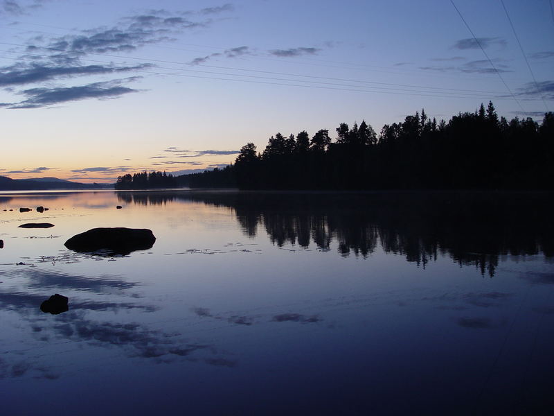 Abendstimmung am Lersjön die 2.