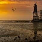 Abendstimmung am Leuchtturm Obereversand