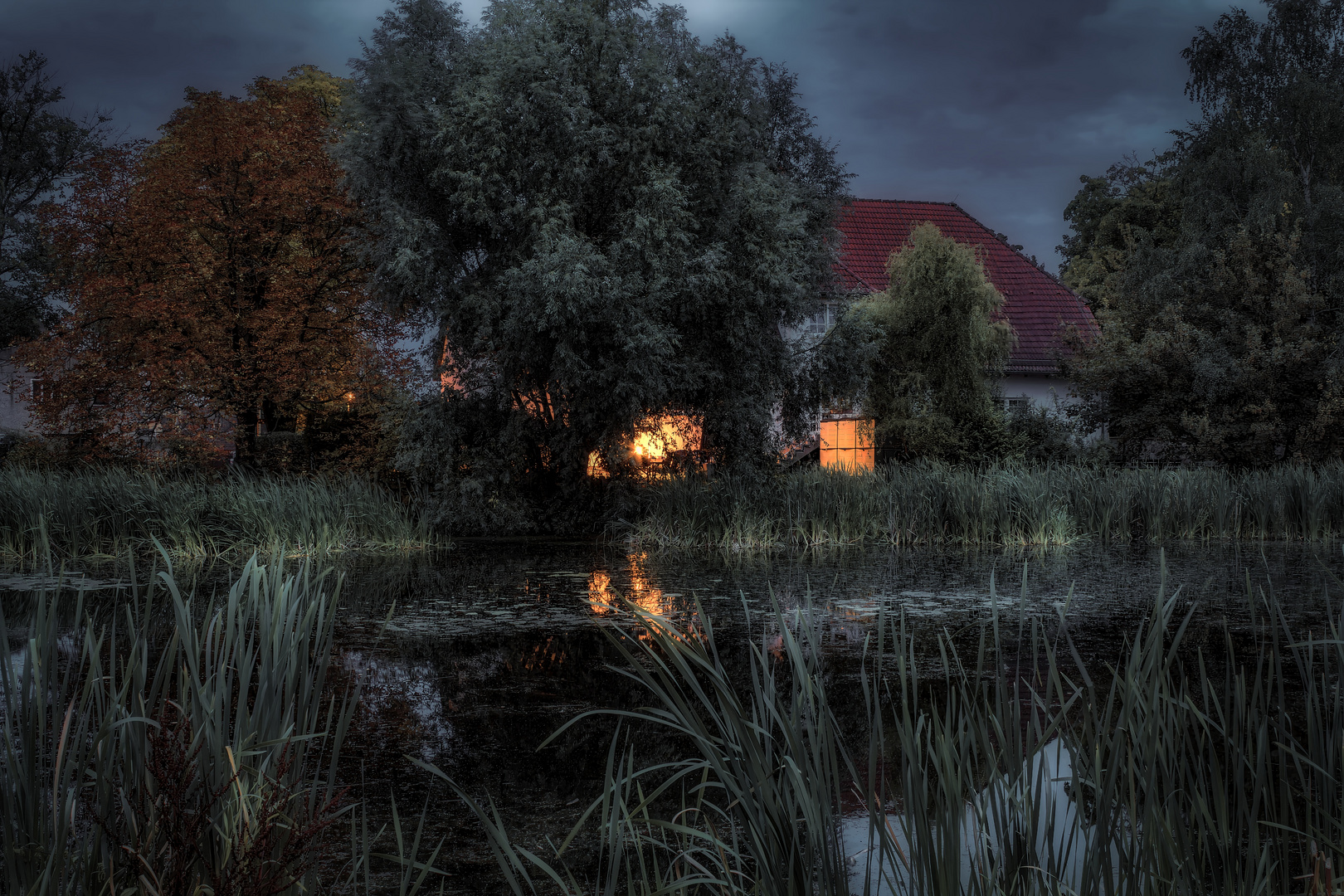 Abendstimmung am Lindenberger Teich