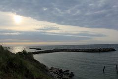 Abendstimmung am Lohmer Hafen