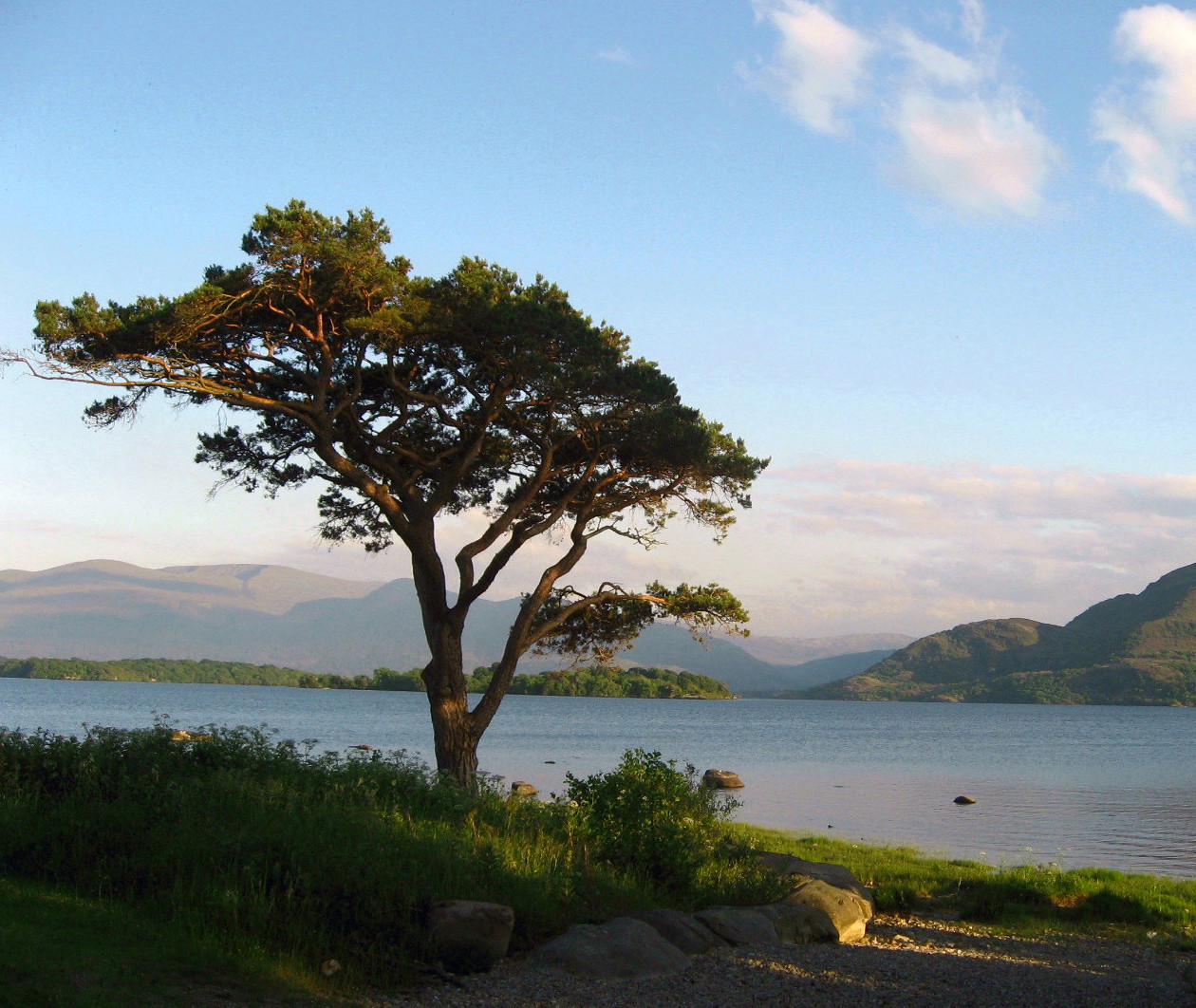 Abendstimmung am Lough Leane / Killarney in Irland