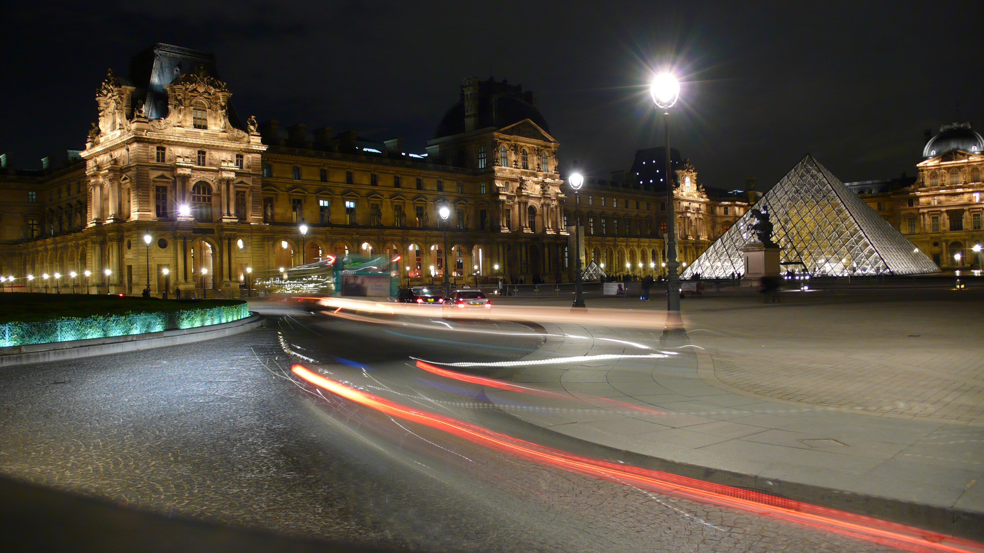 Abendstimmung am Louvre