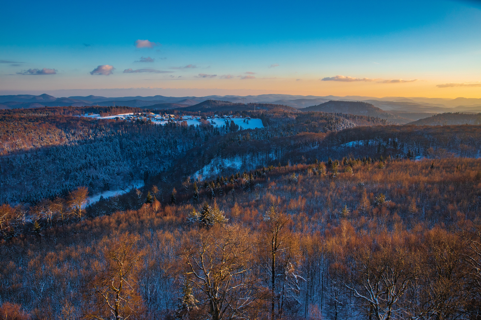 Abendstimmung am Luitpoldturm