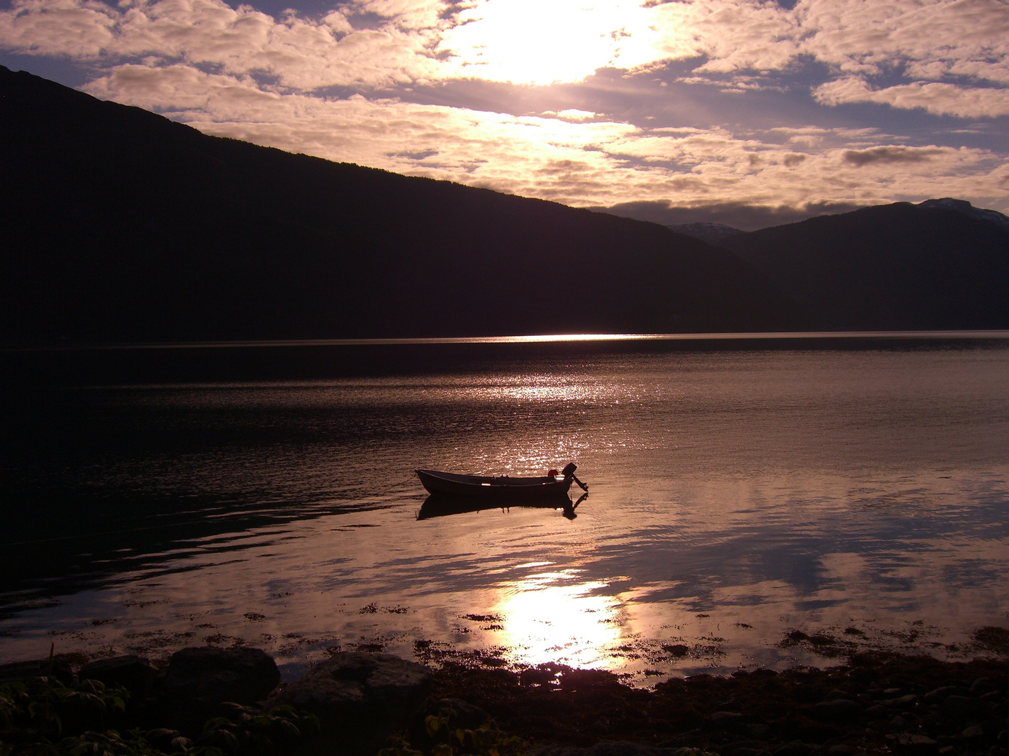 Abendstimmung am Lustrafjord