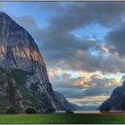 Abendstimmung am Lysebotn am Ende des Lysefjords : Norwegenreise 2016