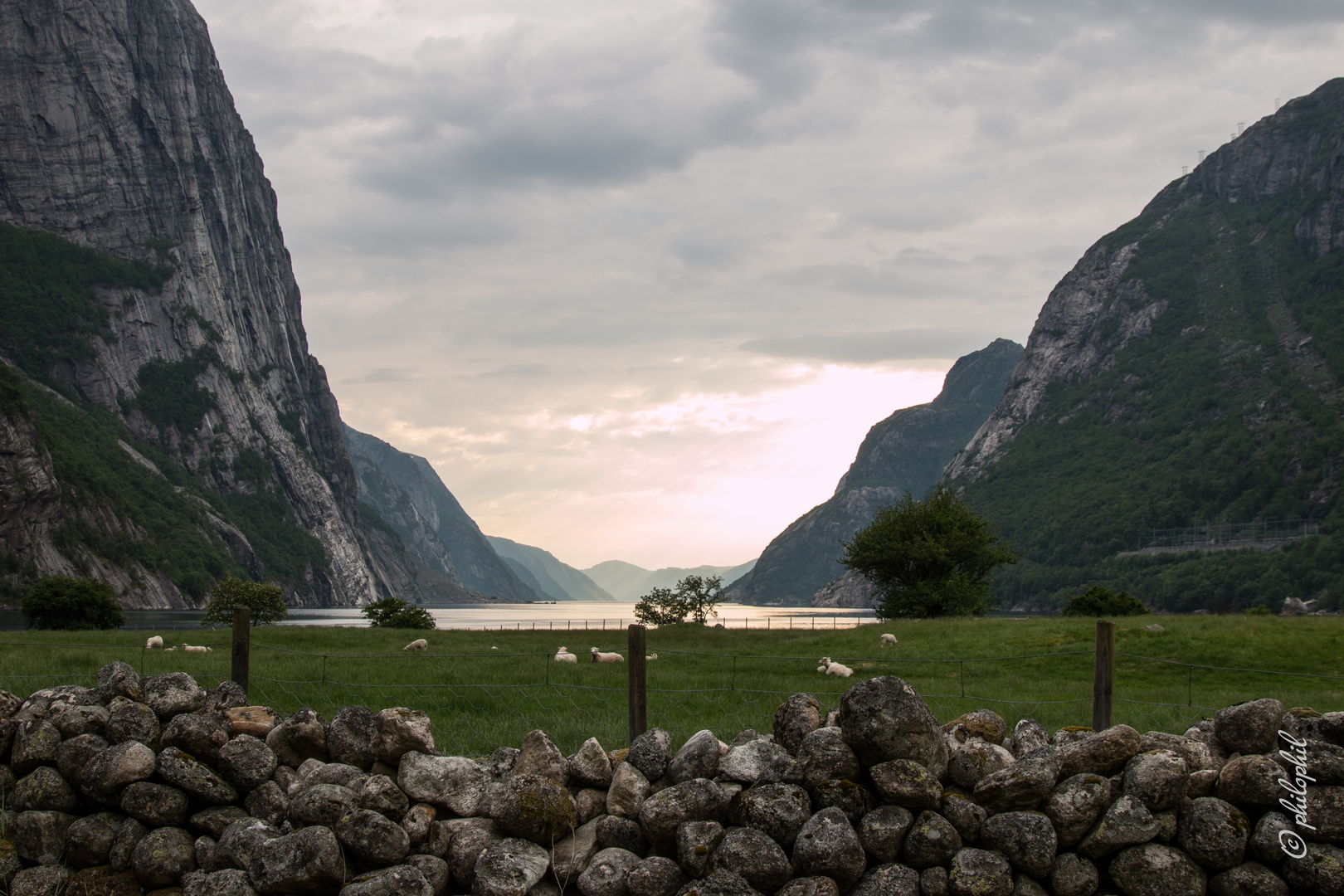 Abendstimmung am Lysefjord