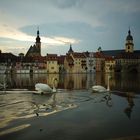 Abendstimmung am Main in Kitzingen