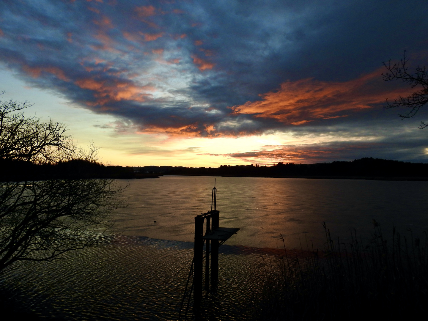 Abendstimmung am Maisingersee