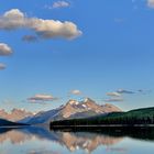 Abendstimmung am Maligne See, Kanada