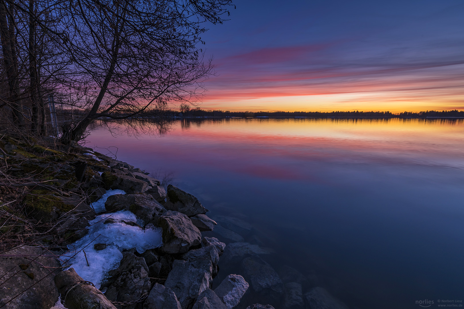 Abendstimmung am Mandichosee