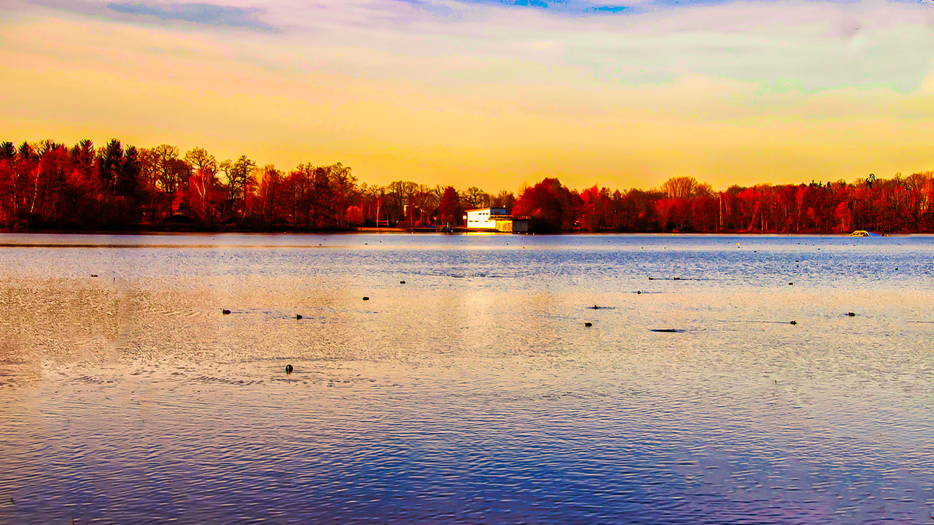 Abendstimmung am Mastholter See