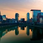 Abendstimmung am Medienhafen