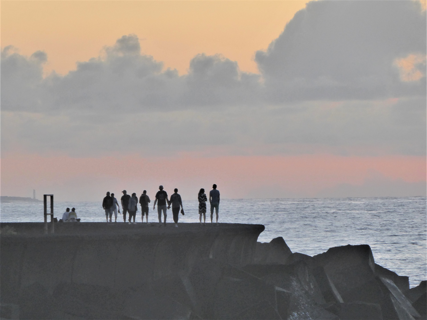 Abendstimmung am Meer...