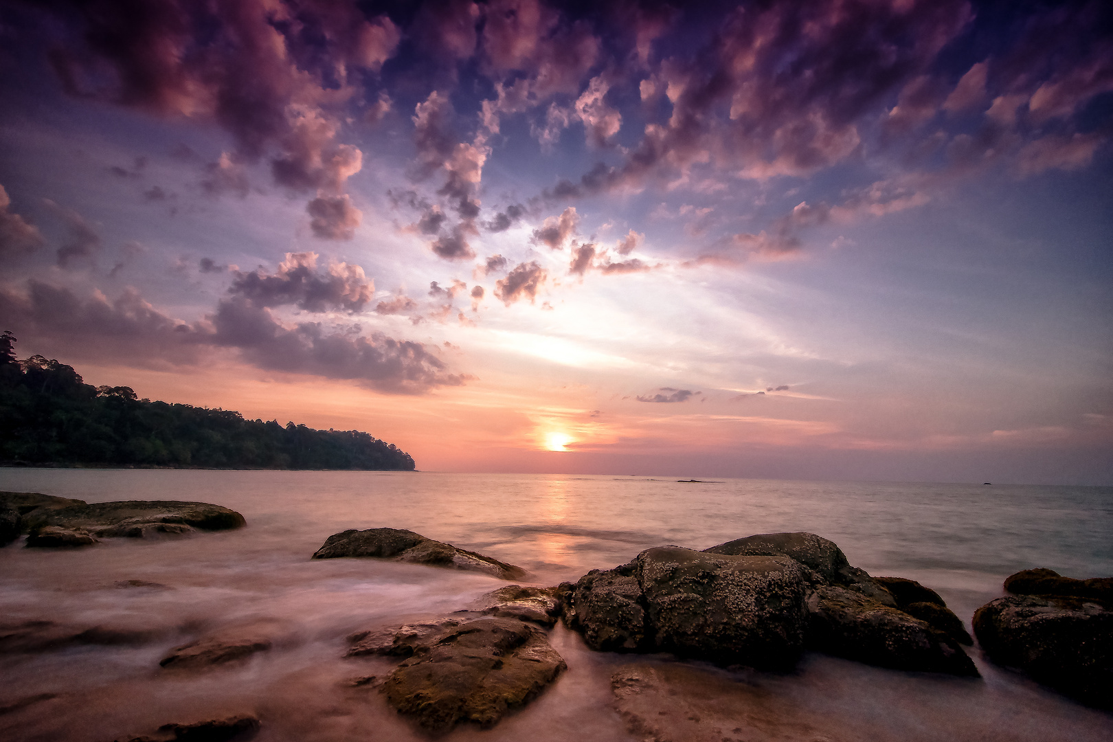 Abendstimmung Am Meer Foto And Bild Sonnenuntergänge Himmel 