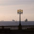 Abendstimmung am Meer in Porto