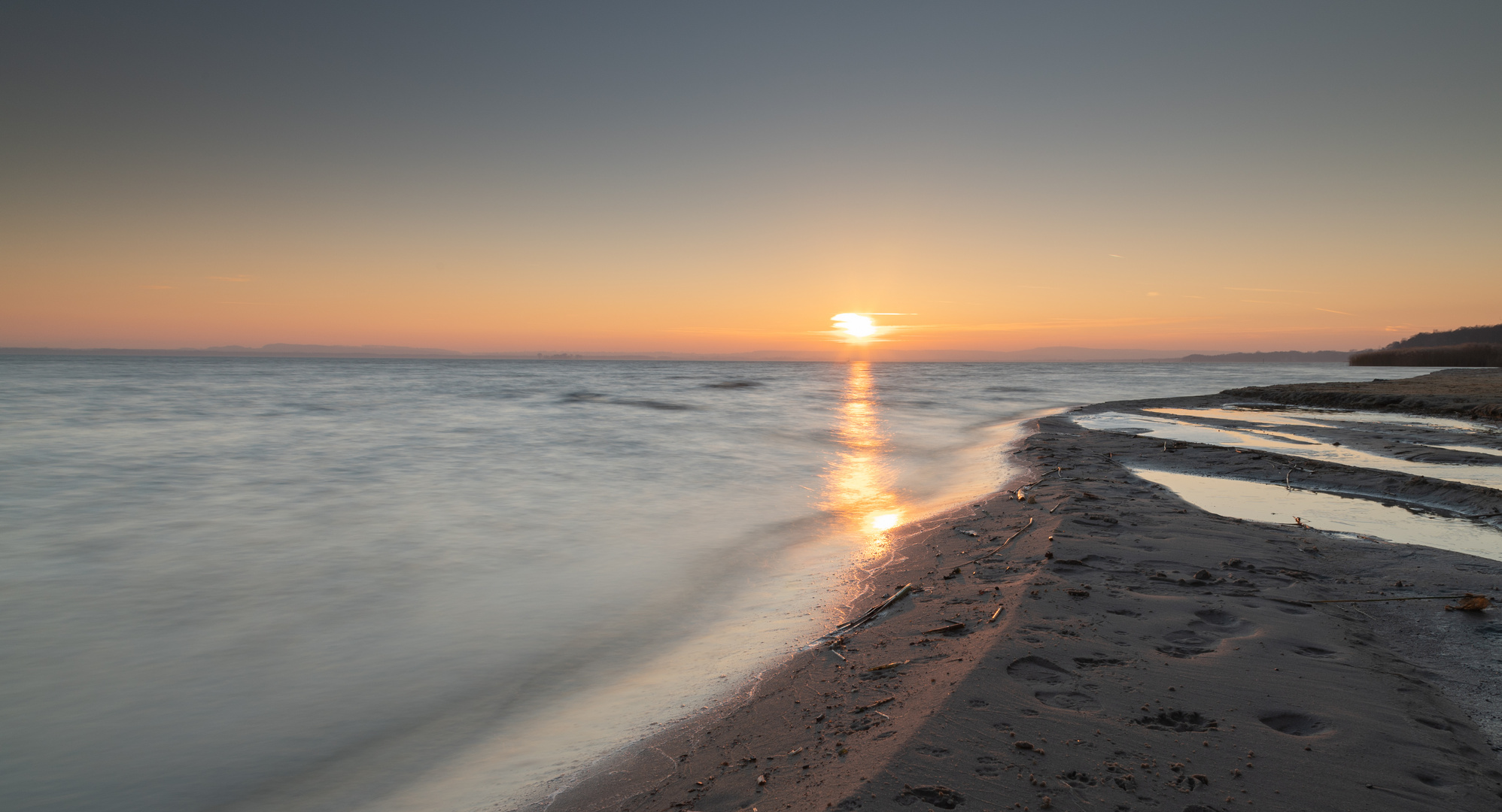 Abendstimmung am "Meer"  (Steinhunder Meer)