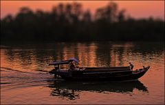 Abendstimmung am Mekong