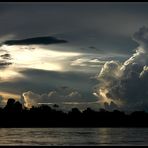 Abendstimmung am Mekong, Laos