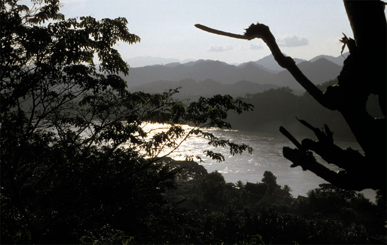 Abendstimmung am Mekong - Luang Prabang